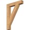 Ekena Millwork Traditional Block Smooth Bracket, Western Red Cedar, 3 1/2"W x 22"D x 30"H BKT04X22X30TRA05SWR - alternate 1